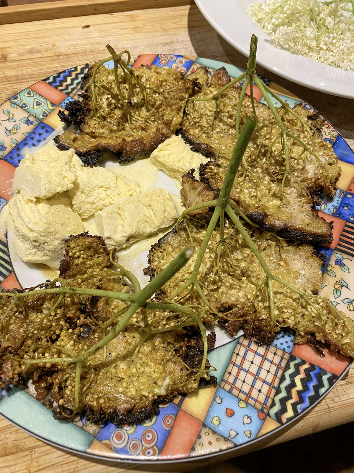 mit Vanilleeis und ZimtZucker