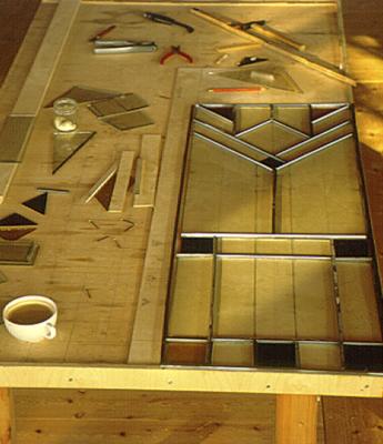 Antikverglasung Verlötung